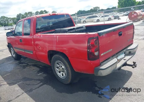 2005 Chevrolet Silverado 1500 Ls из США, поврежденный, VIN 2GCEC19V151175113